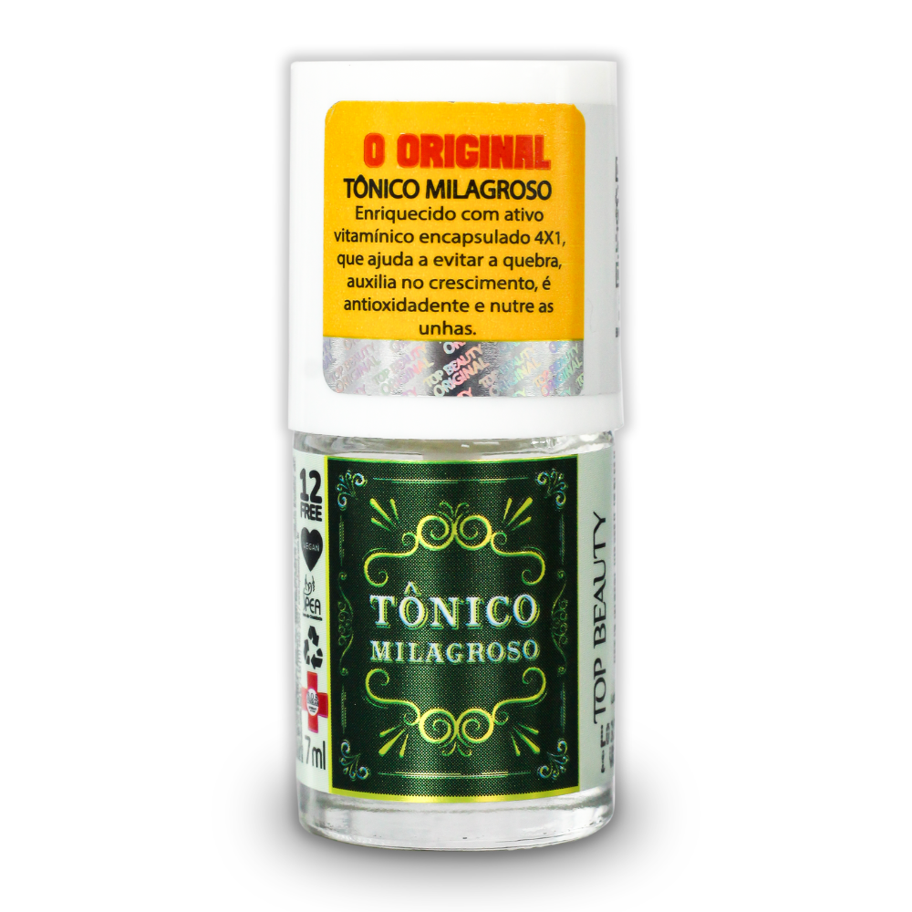 Esmalte Top Beauty Base Tônico Milagroso 4x1 7ml