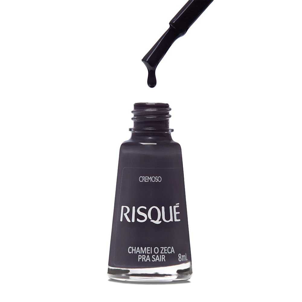 Esmalte Risqué Cremoso Chamei O Zeca Pra Sair 8ml - Roxo