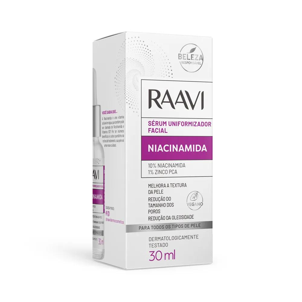 Sérum Facial Uniformizador Niacinamida Raavi 30g