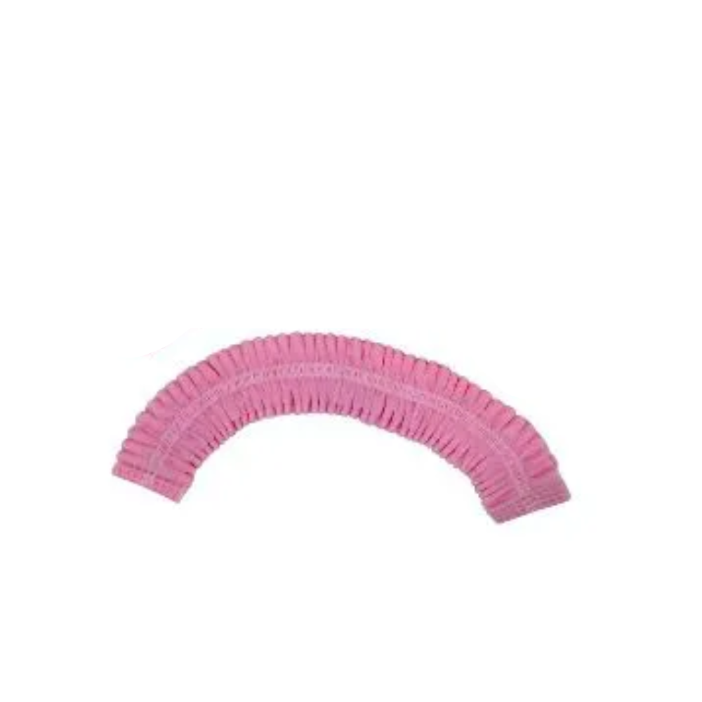 Touca Descartável Sanfonada Rosa 12 Unidades Ntflex