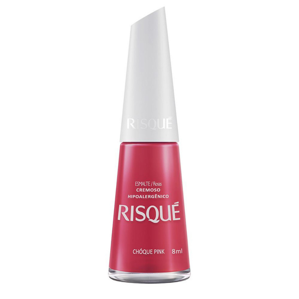 Esmalte Risqué Cremoso Choque Pink 8ml - Rosa