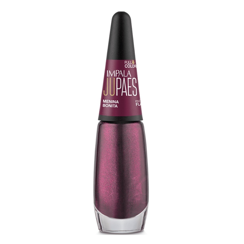 Esmalte Impala Cremoso Ju Paes Menina Bonita 7,5ml - Vinho - Ju Paes
