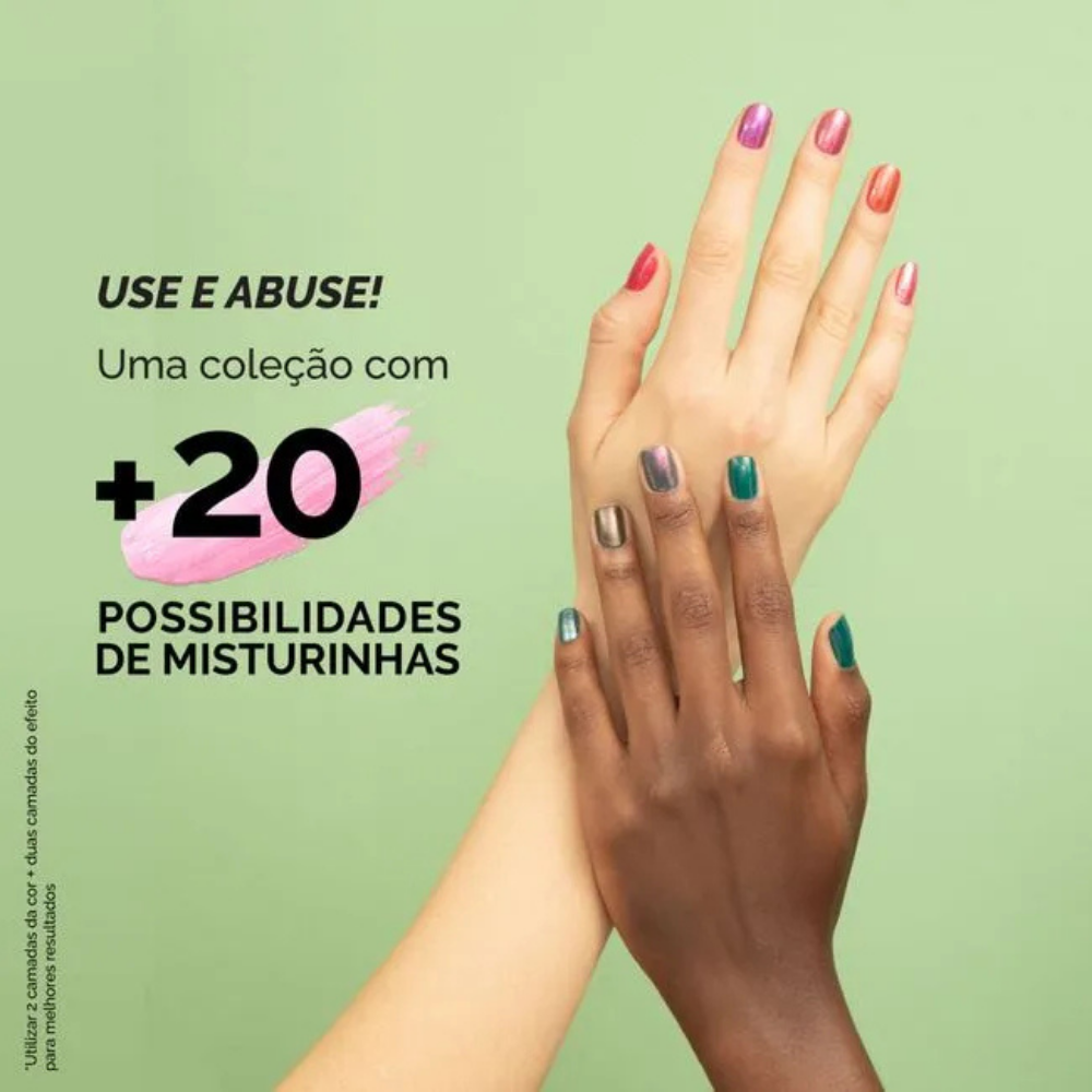 Esmalte Risqué Manicores Metálico Credita No Brilho 8ml