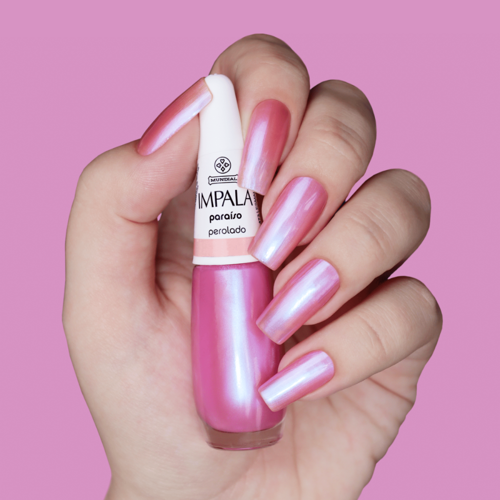 Esmalte Impala Perolado Paraíso 7,5ml - Rosa
