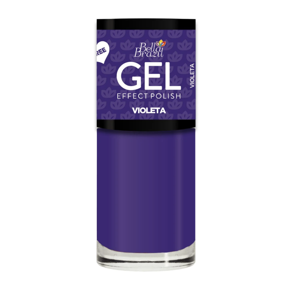 Esmalte Bella Brazil Efeito Gel Cremoso 857 Violeta