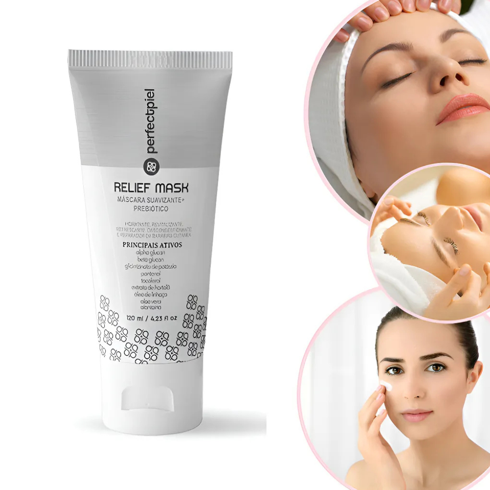 Máscara Suavizante Prebiótico Relief Mask PerfectPiel 120g