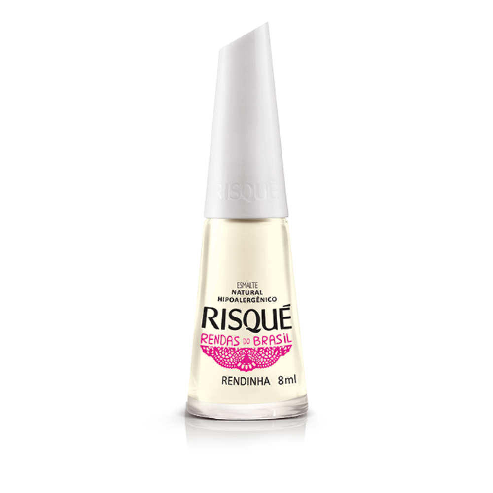 Esmalte Risqué Natural Rendinha 8ml - Renda