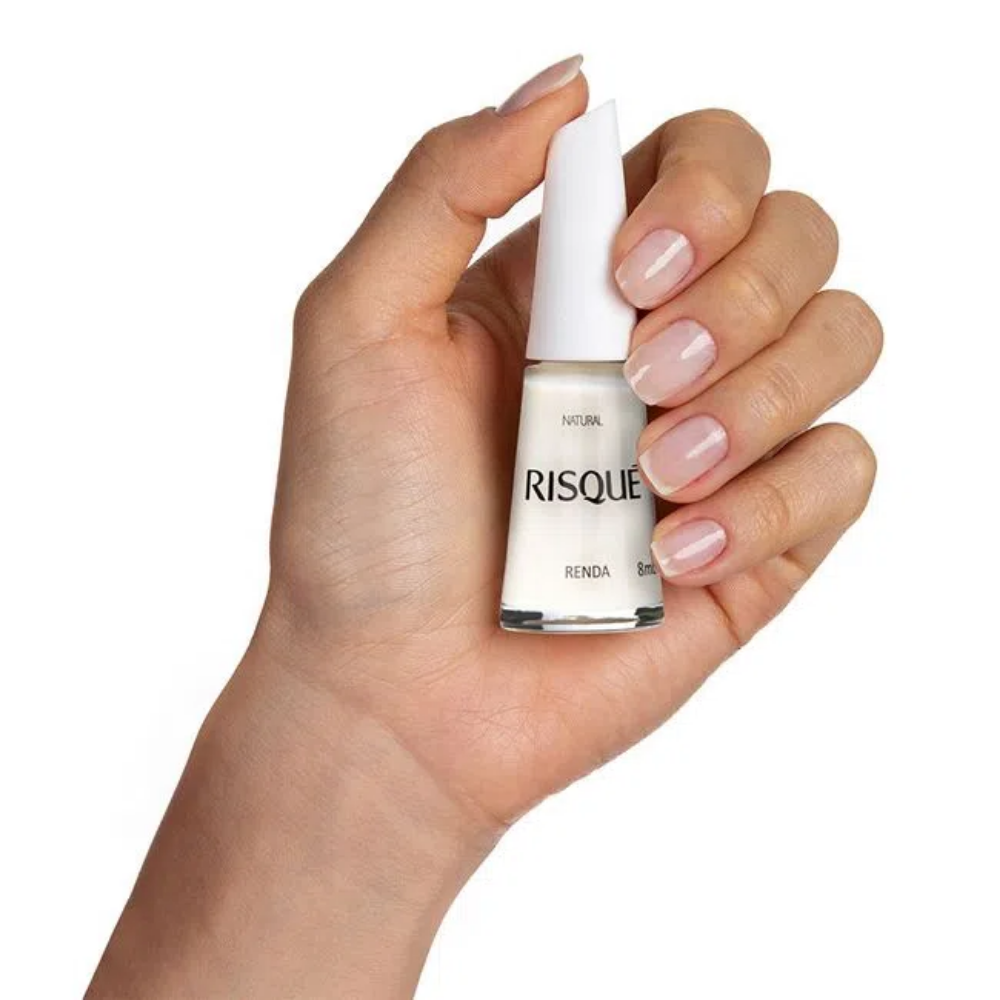 Esmalte Risqué Natural Renda 8ml - Renda - Natural