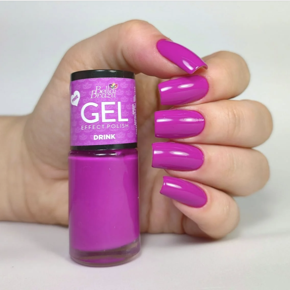 Esmalte Bella Brazil Efeito Gel Cremoso 848 Drink