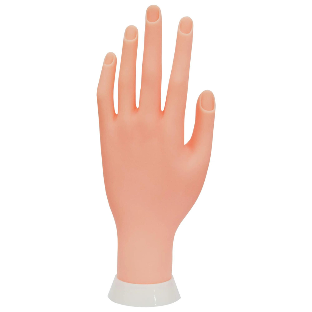 Mão para Treino de Manicure em Silicone