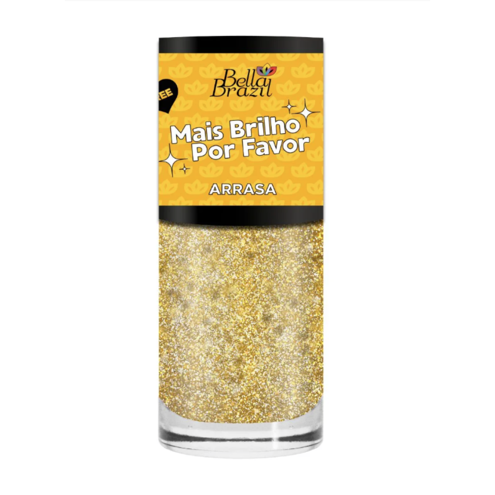 Esmalte Bella Brazil Glitter Mais Brilho Por Favor - Arrasa 1406