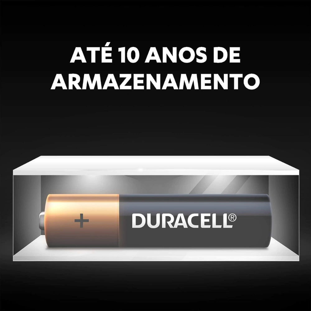 Pilha Duracell Alcalina AAA 2 Unidades Palito