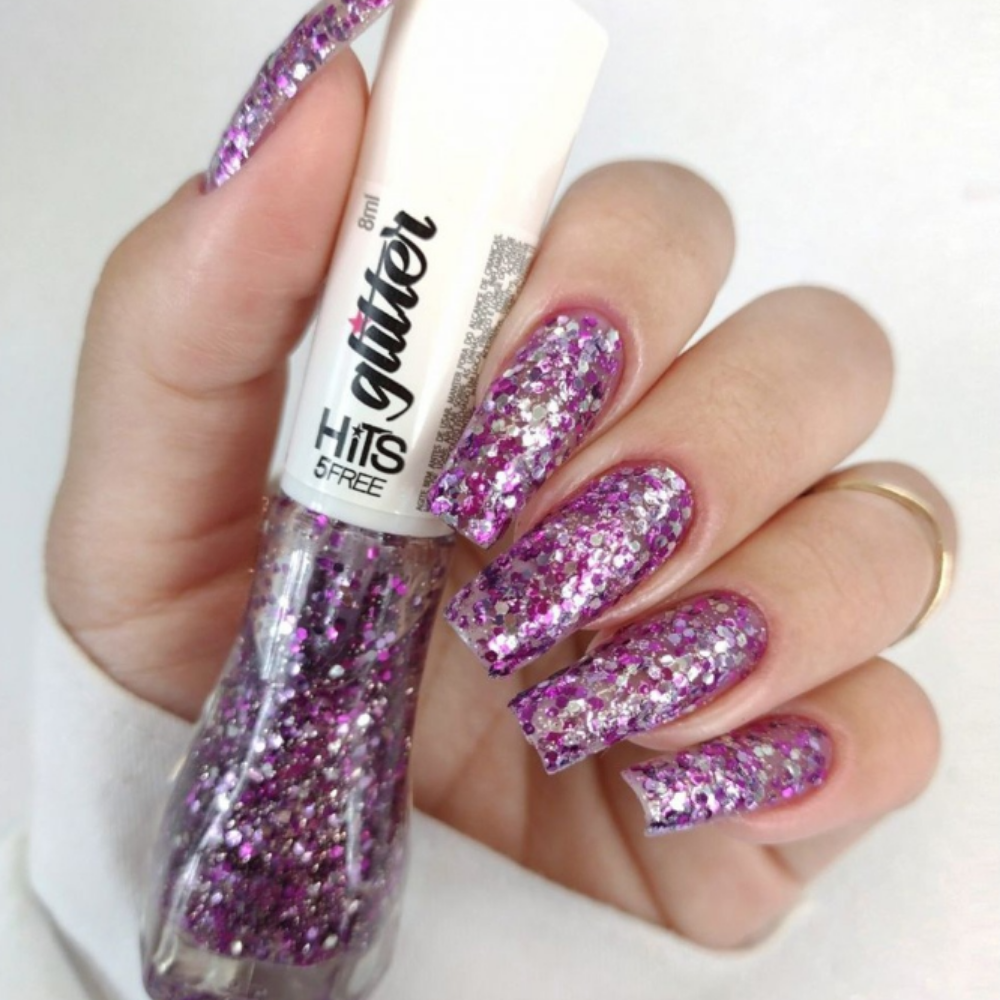 Esmalte Hits Glitter Madri 8ml