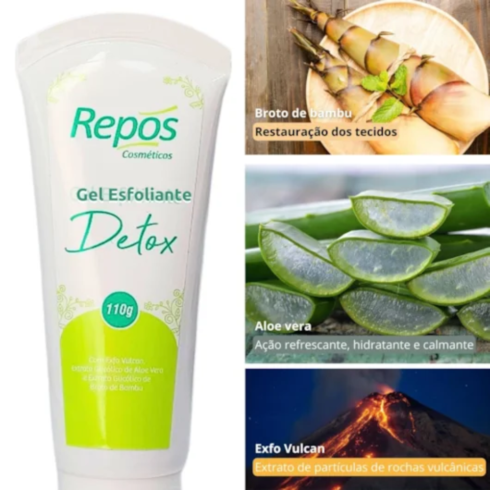 Gel Esfoliante Detox Repos 110g