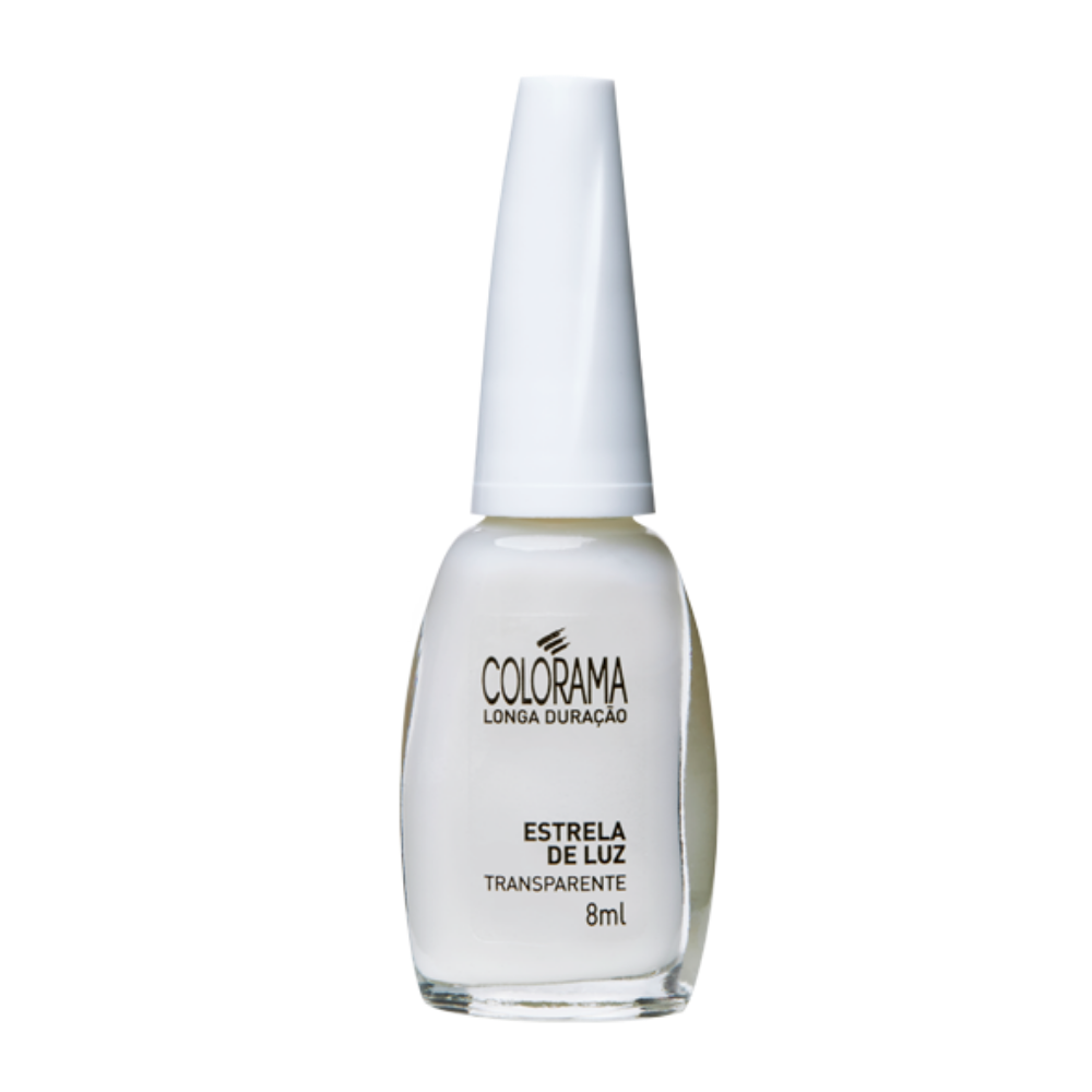 Esmalte Colorama Transparente Estrela De Luz - Branco