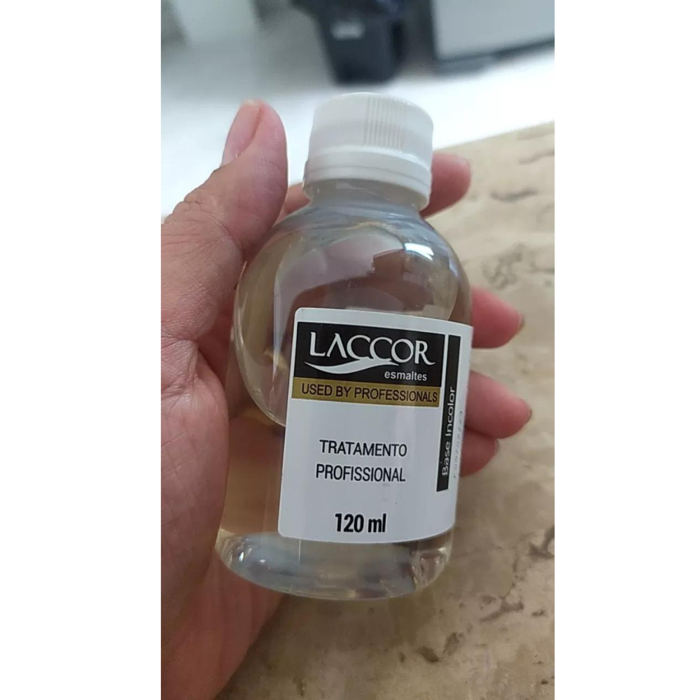 Refil Esmalte Laccor Base Incolor 120ml