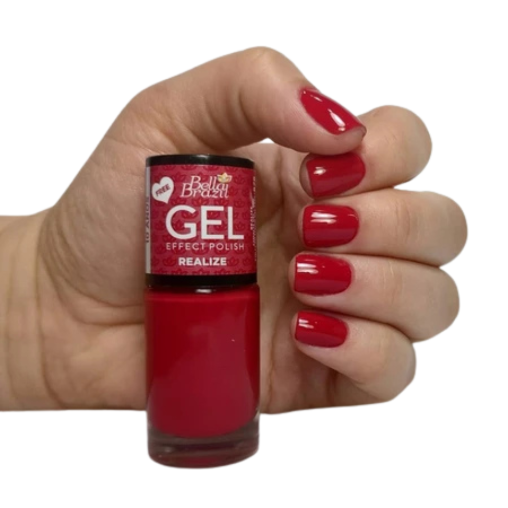 Esmalte Bella Brazil Efeito Gel Cremoso 878 Realize