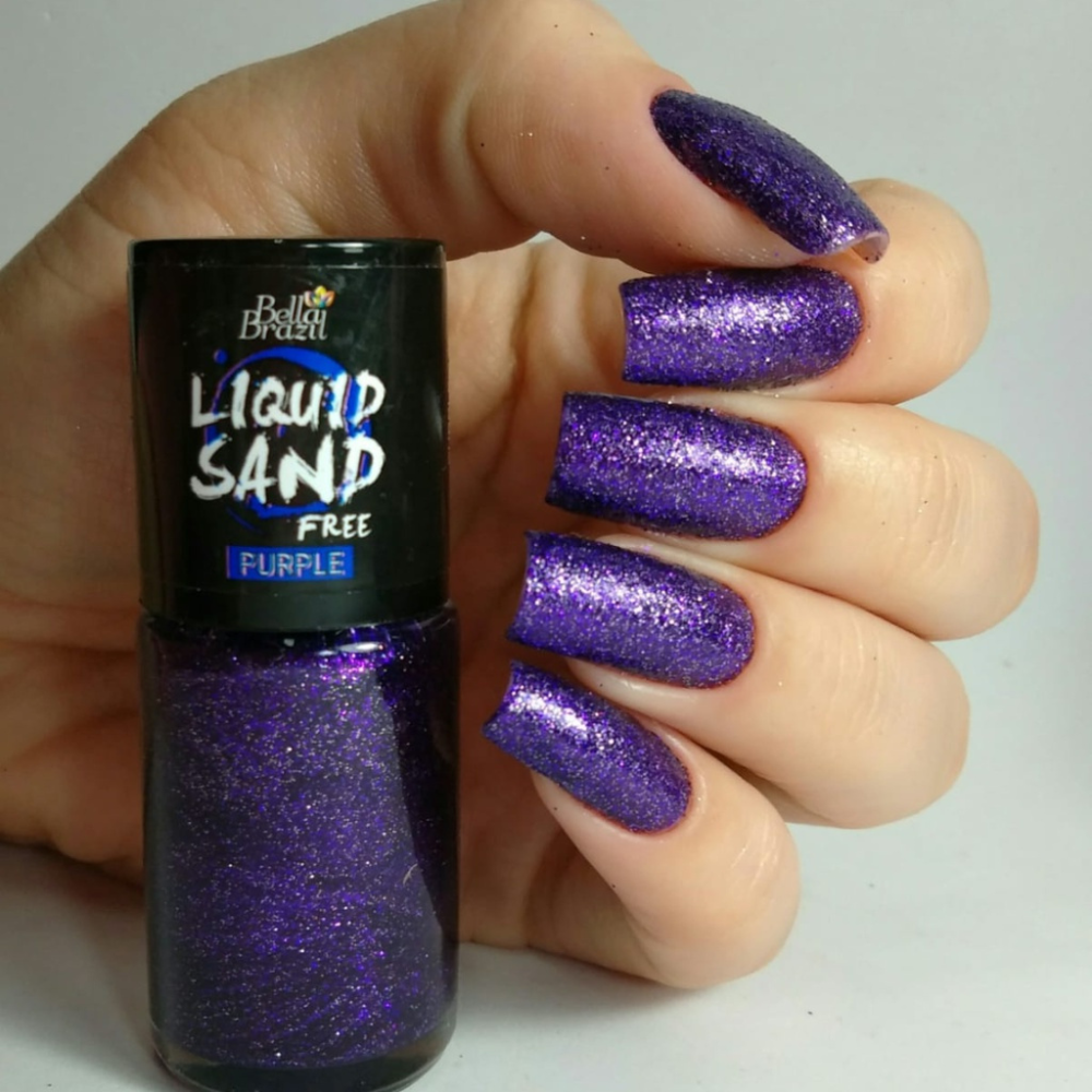 Esmalte Bella Brazil Liquid Sand 1304 Purple