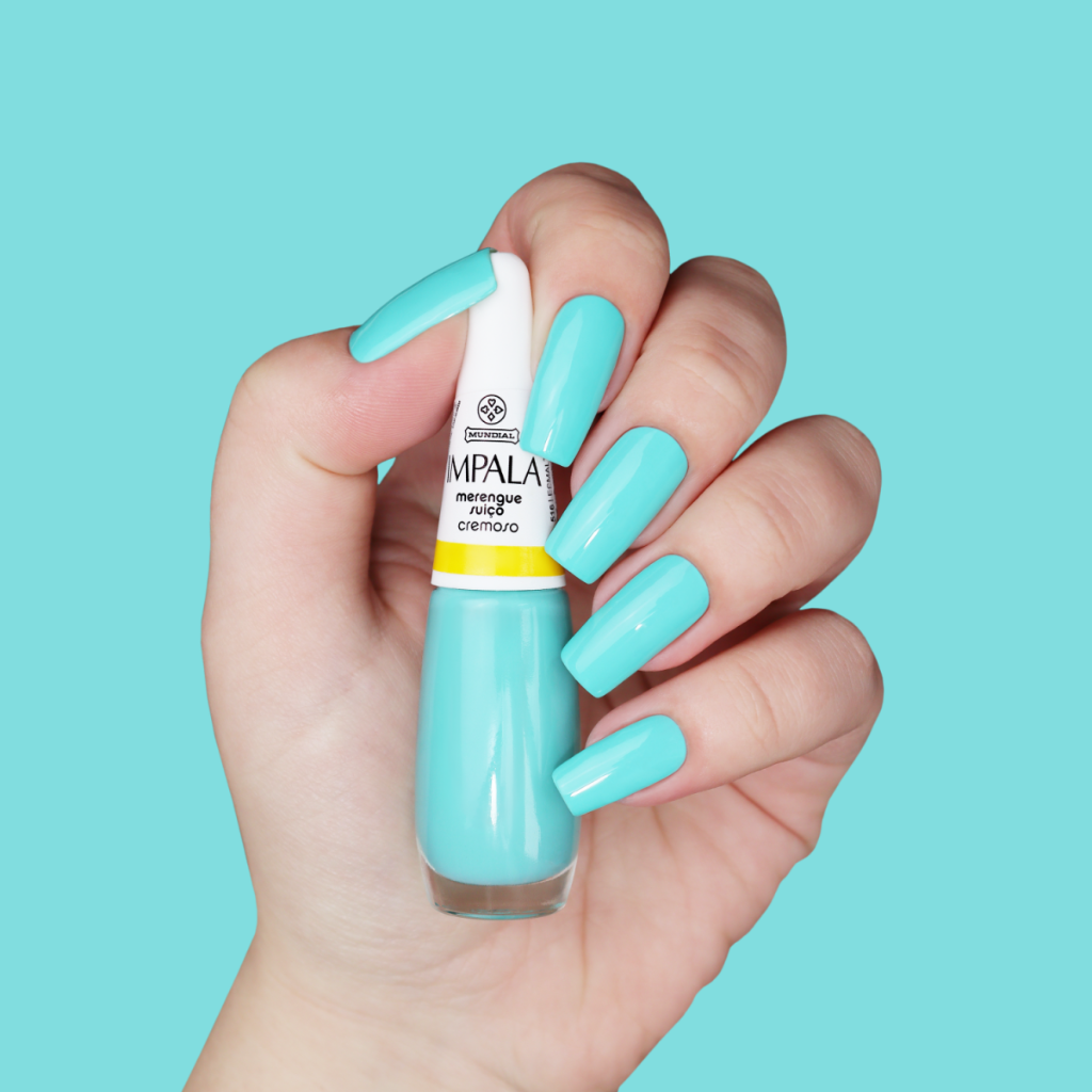 Esmalte Impala Cremoso Merengue Suíço 7,5ml - Azul - Lollipop