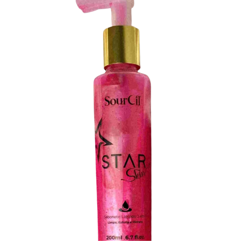 Sabonete Esfoliante Facial 3 em 1 Star Skin Sourcil 200ml