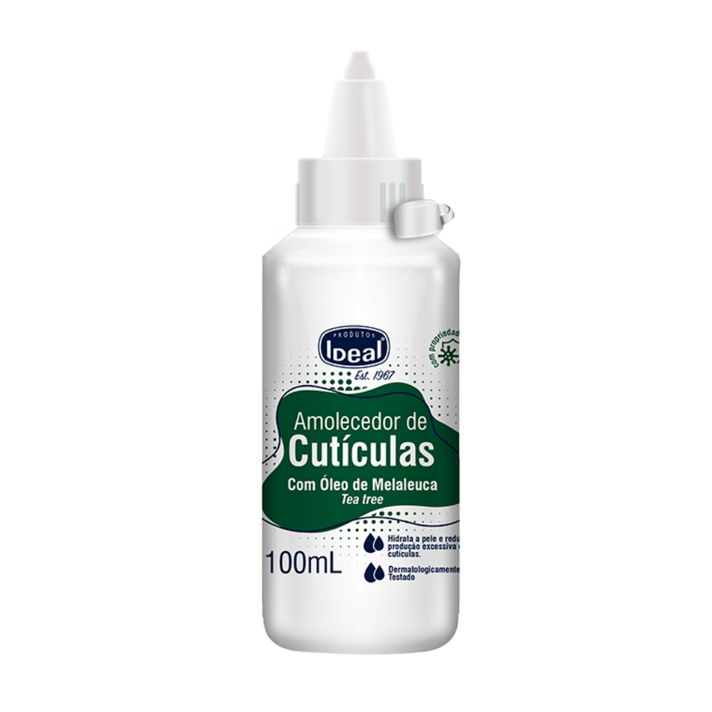 Amolecedor De Cutículas Óleo De Melaleuca Ideal 100ml