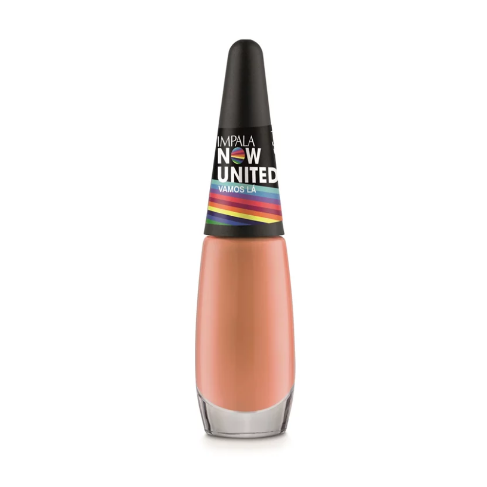 Esmalte Impala Cremoso Vamos Lá 7,5ml - Laranja - Now United