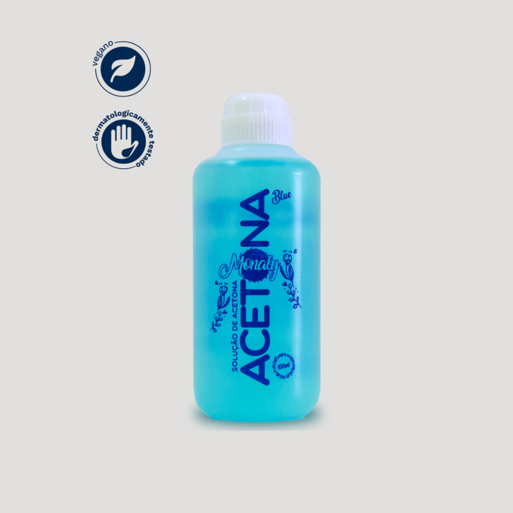 Removedor De Esmalte a Base Acetona Monaly Blue 100ml