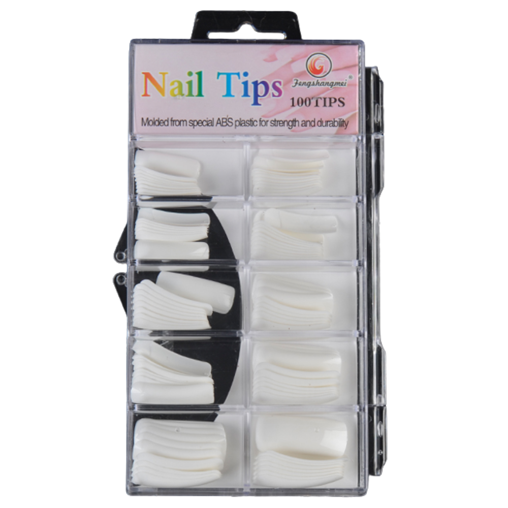 Kit Builder Gel XeD 15g Nude 13 + Nail Tips Leitosa 100 unidades Fengshangmei