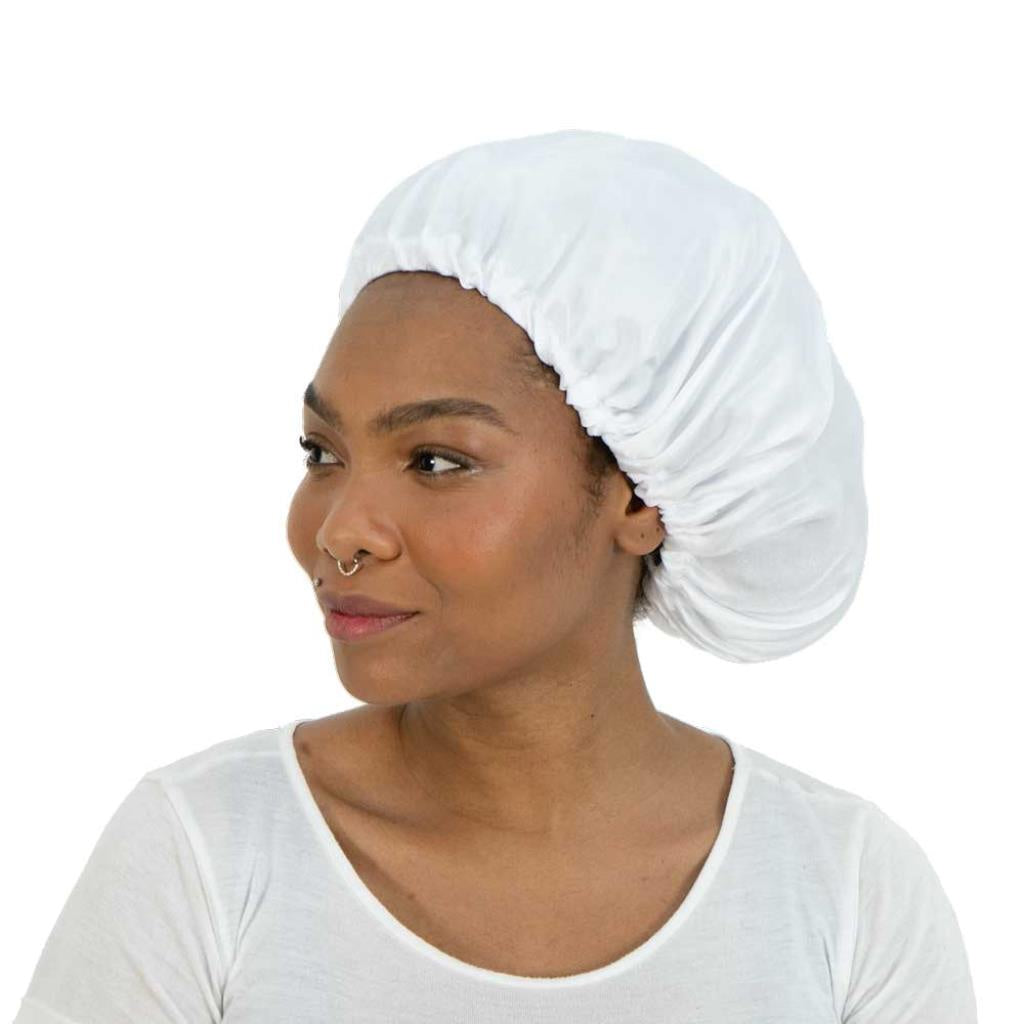 Touca De Cetim Anti Frizz Para Cabelos Volumosos Santa Clara