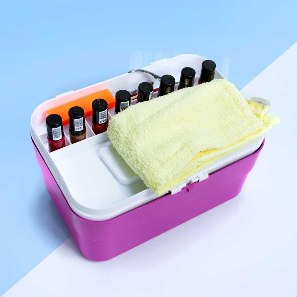 Maleta Com Tampa Removível Para Manicure Santa Clara