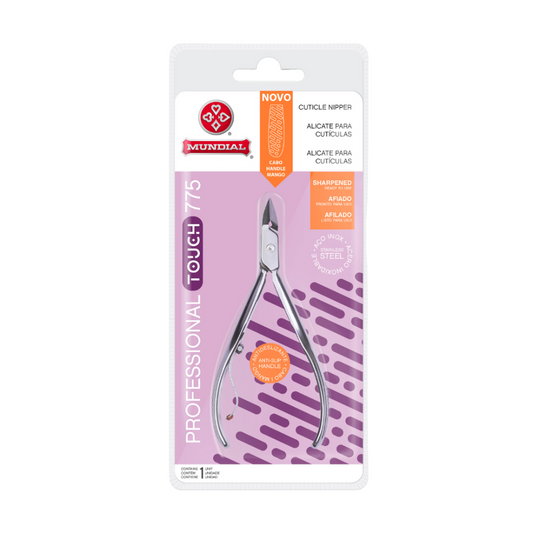 Alicate Para Cutículas Profissional Touch 775 Em Inox Mundial