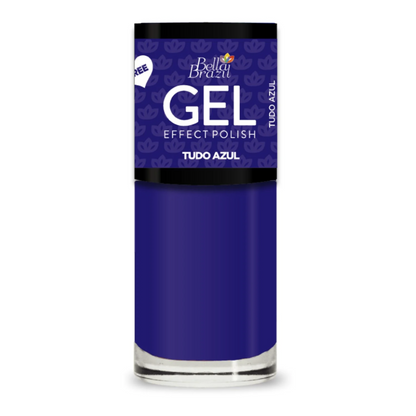 Esmalte Bella Brazil Efeito Gel Cremoso 834 Tudo Azul 9ml
