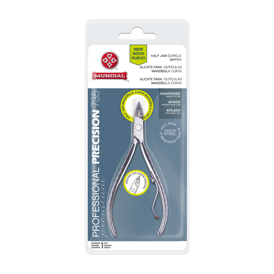 Alicate Para Cutículas Profissional 735 Em Inox Mundial