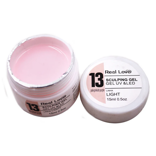 Sculpting Gel Light Real Love 15g Pale Pinkish Purple 13 - Pale Pinkish Purple #13 - Sculpting Light