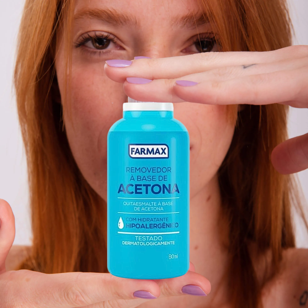 Removedor A Base De Acetona Farmax 80ml