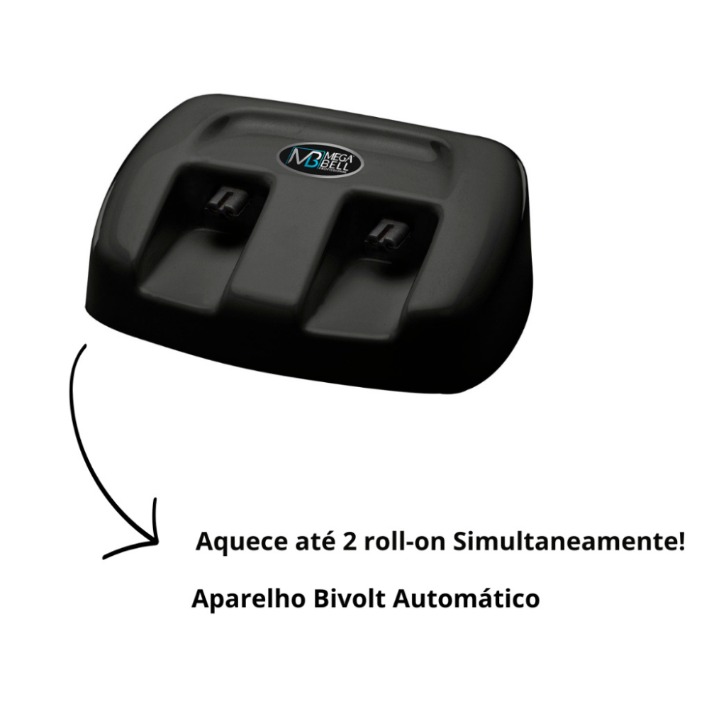 Base Dupla Para Aquecedor De Cera Roll-on Mega Bell