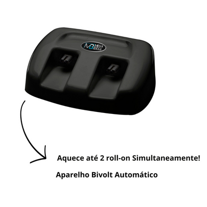Base Dupla Para Aquecedor De Cera Roll-on Mega Bell