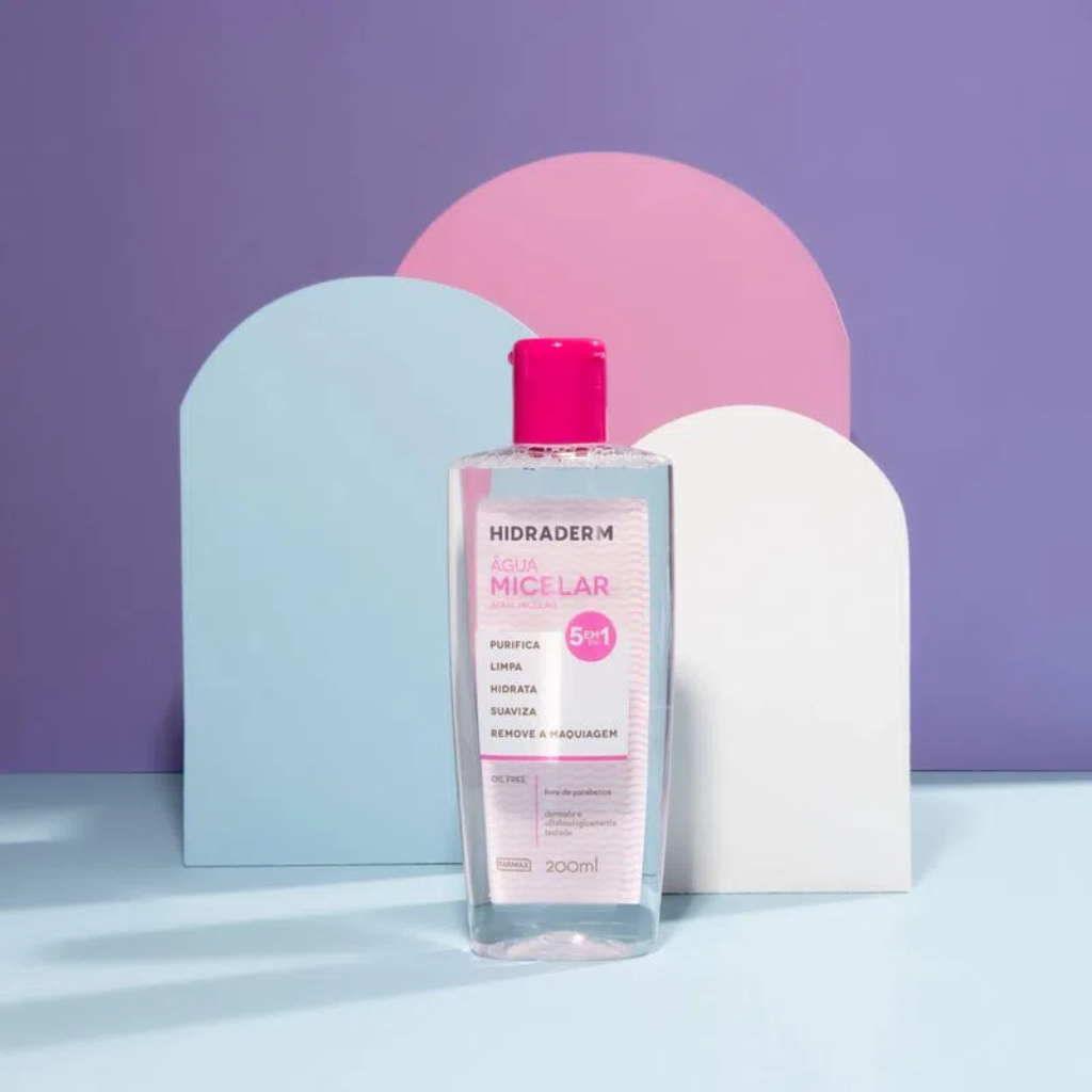 Água Micelar Hidraderm 200ml Farmax