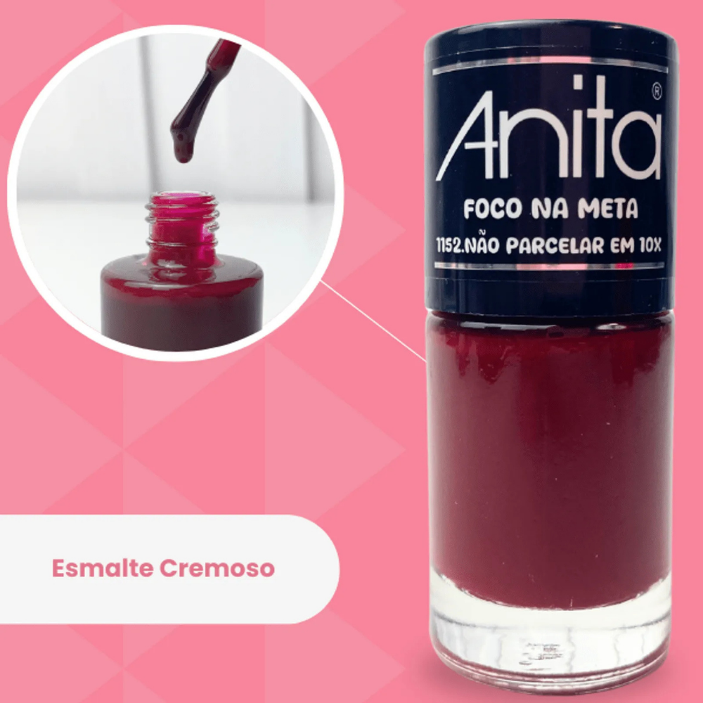 Esmalte Anita Foco Na Meta Não Parcelar Em 10x 10ml