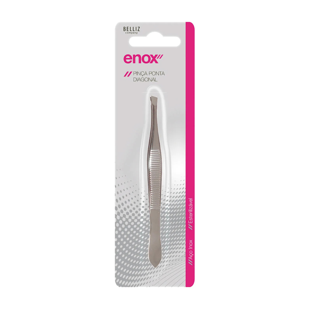 Pinça Prata Enox Belliz