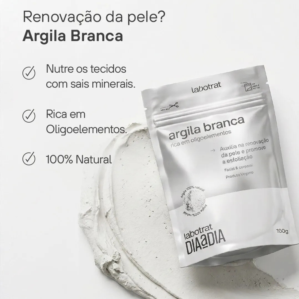 Argila Branca Pouch Labotrat 100g