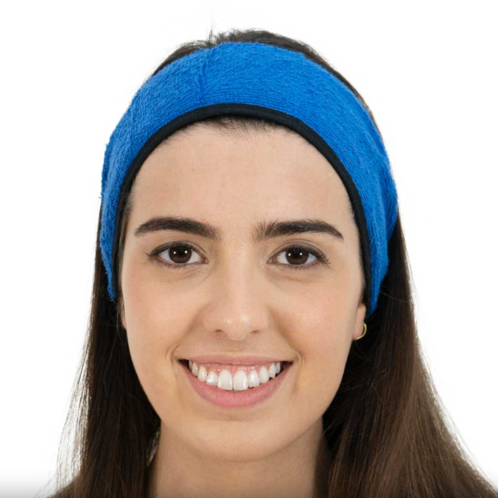 Faixa Larga Atoalhada Para Cabelo Santa Clara