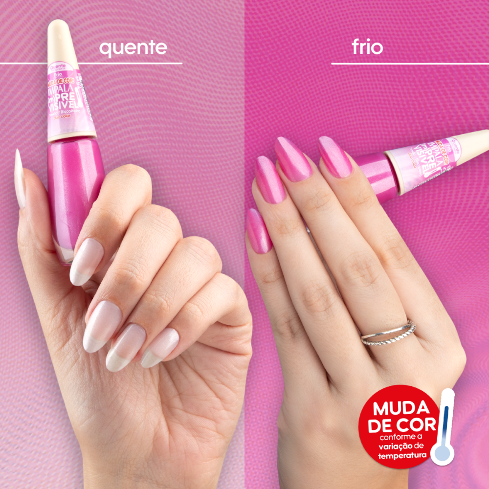 Esmalte Impala Duo Color Imprevisível Tímida Biscoiteira 8ml