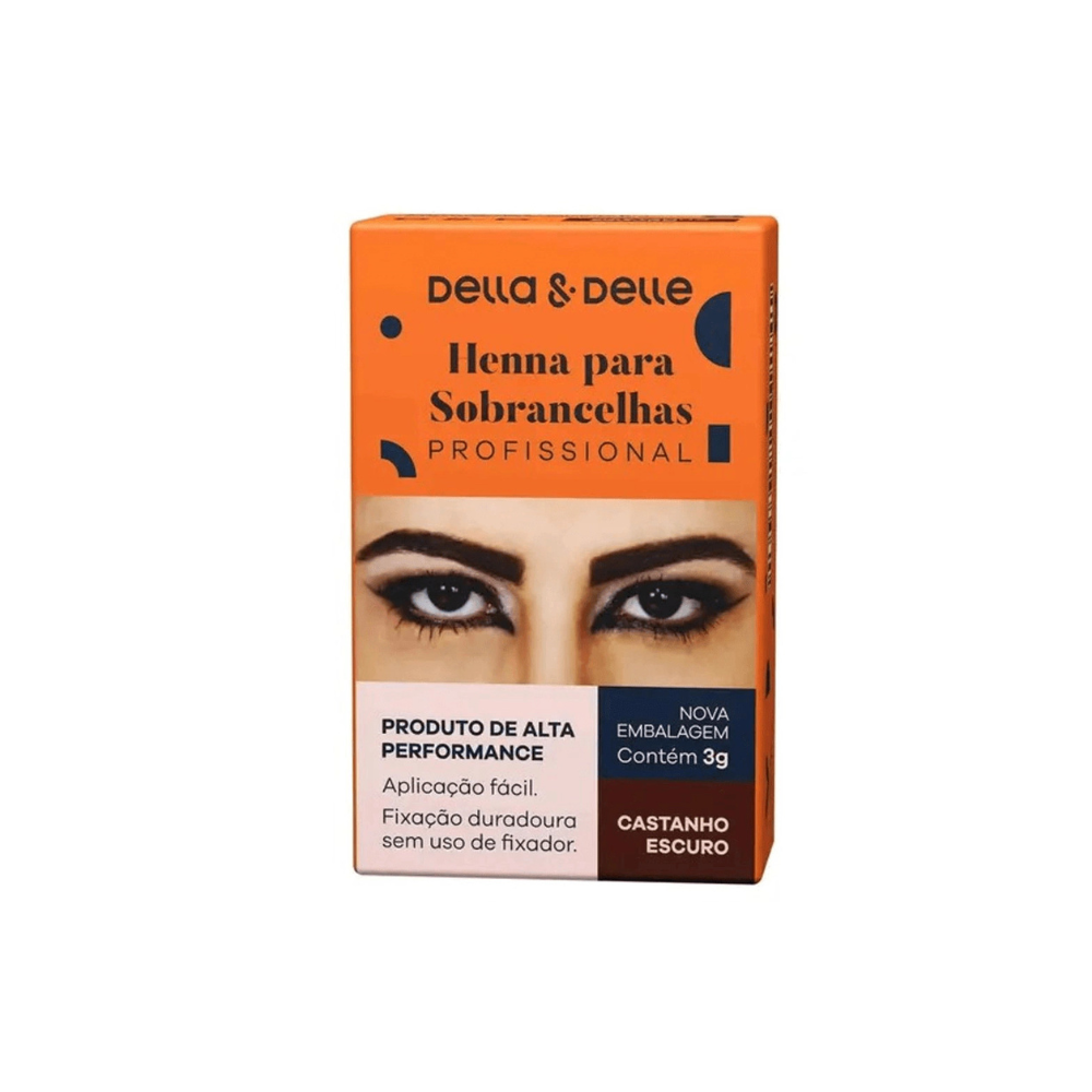 Henna Della E Delle 3g Castanho Escuro