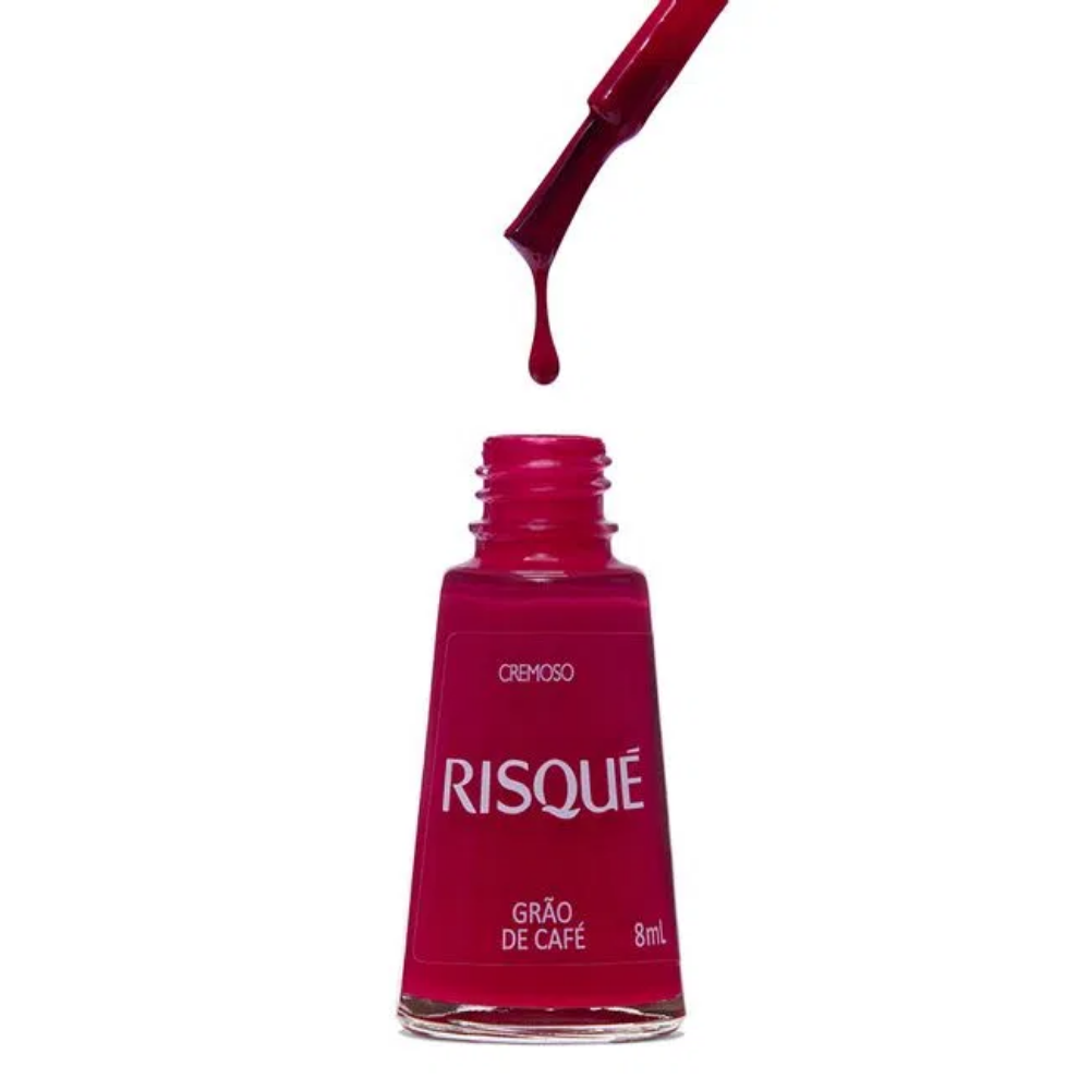 Esmalte Risqué Cremoso Grão De Café 8ml
