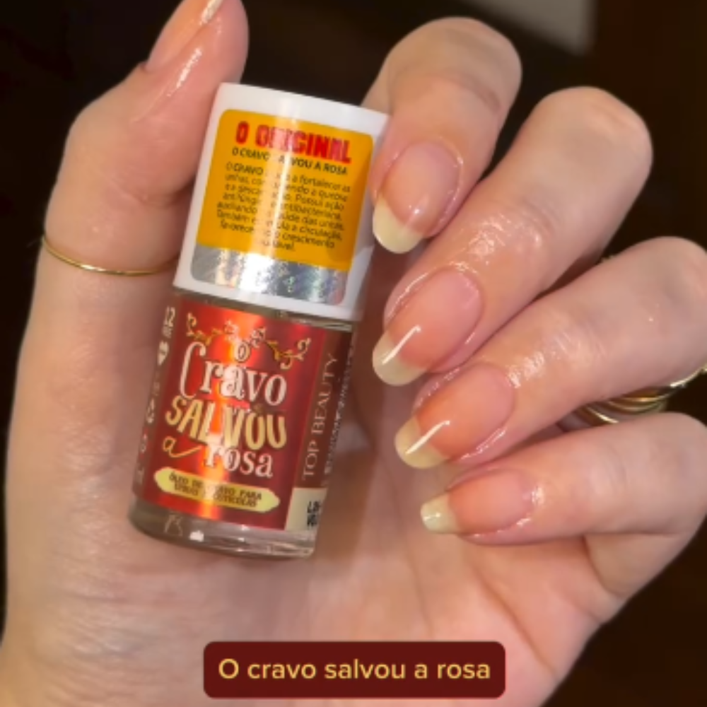 Esmalte SOS Unhas Top Beauty O Cravo Salvou A Rosa 7ml