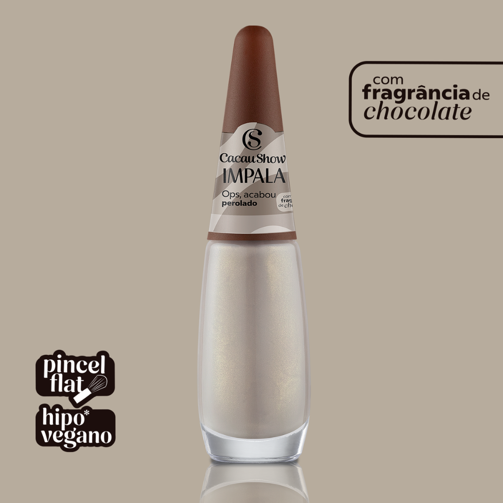 Esmalte Impala Perolado Cacau Show Ops, Acabou 7,5ml