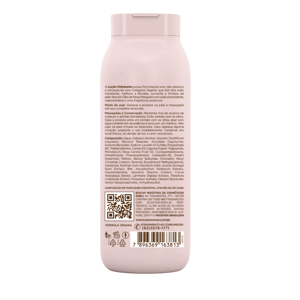 Loção Desodorante Corporal Coco E Argila Verde Hidramais 500ml