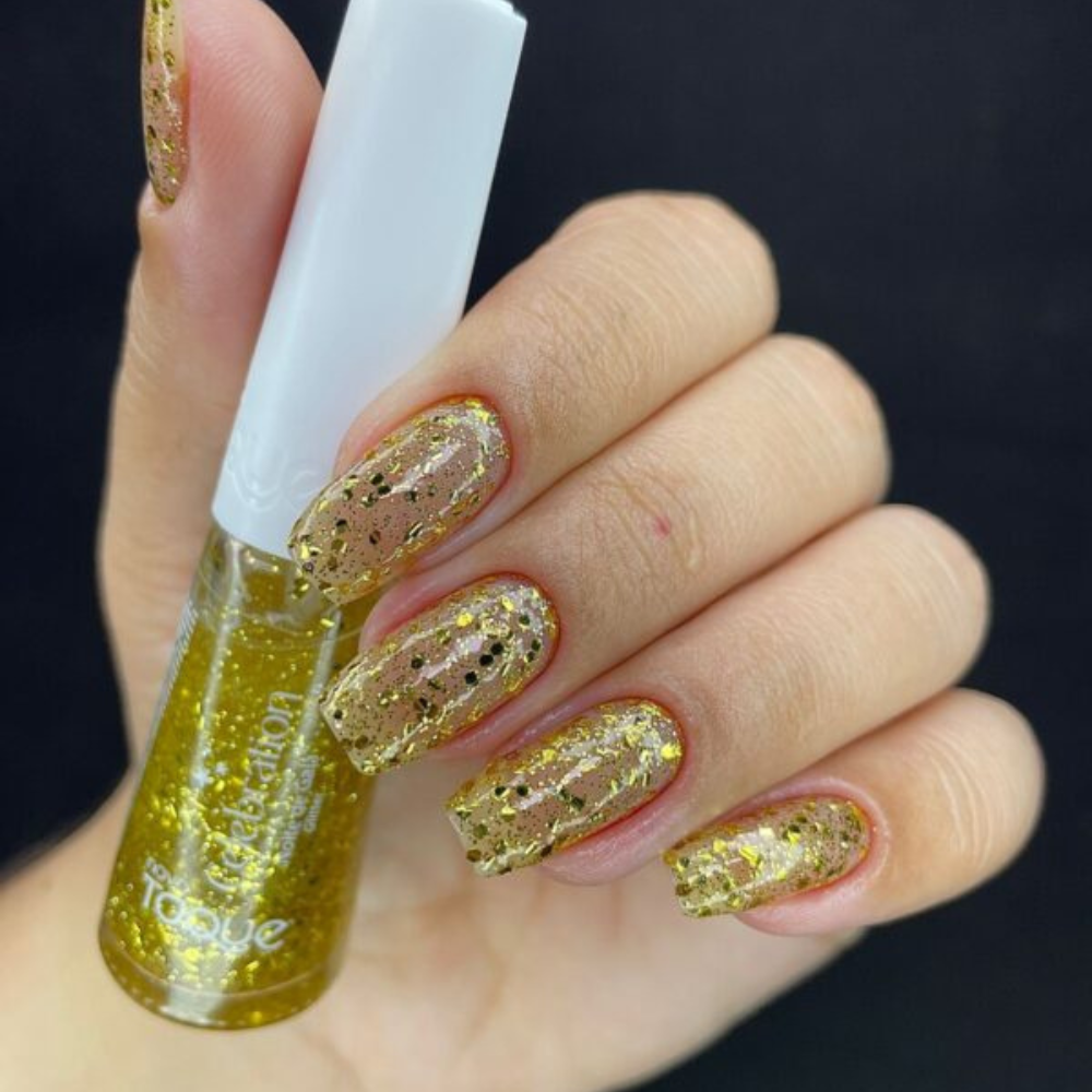 Esmalte Novo Toque Glitter Noite De Gala 8ml