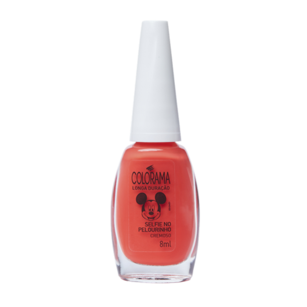 Esmalte Colorama Cremoso Selfie no Pelourinho - Laranja - Disney